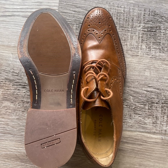 Cole Haan Oxford Wingtip shoes Sz 8M - Picture 4 of 7